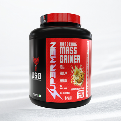 Supermen Mass Gainer Protein Powder - Cookie Cream | Dietary Supplement