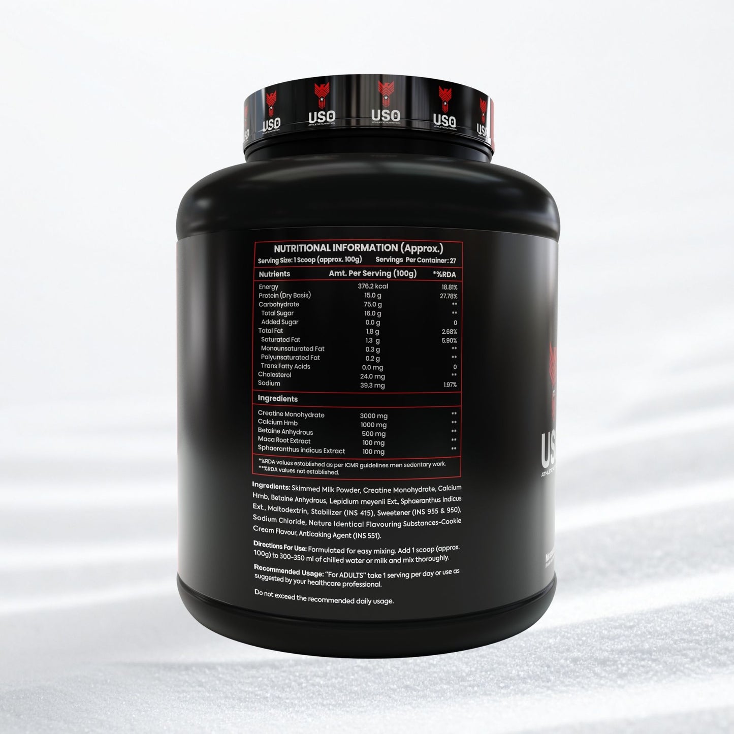 Supermen Mass Gainer Protein Powder – Café Mocha | Dietary Supplement