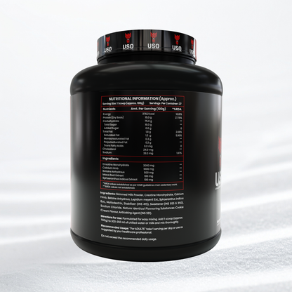 Supermen Mass Gainer Protein Powder - Cookie Cream | Dietary Supplement