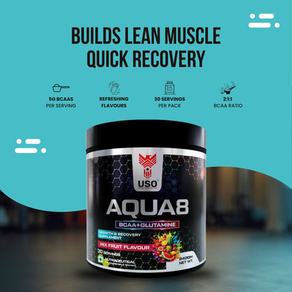 Aqua8 BCAA + Glutamine - Fruit Punch