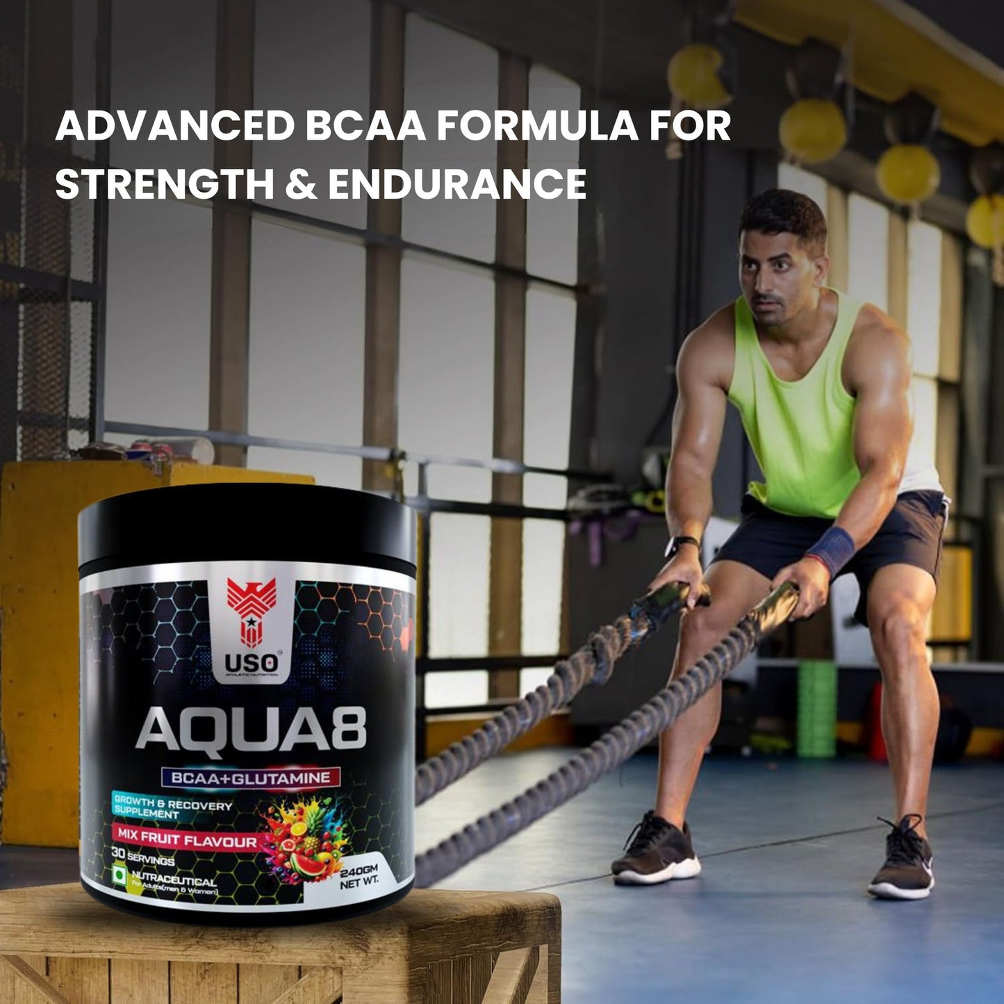 Aqua8 BCAA + Glutamine - Fruit Punch