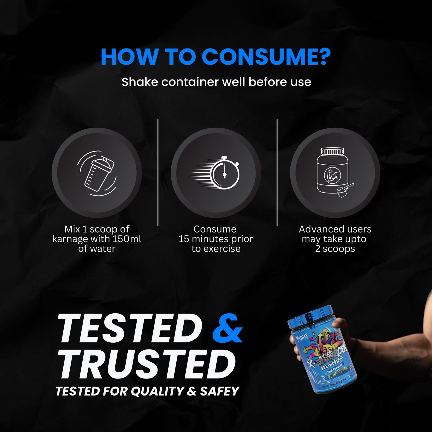 X-Disorder Pre-Workout - Blue Pearl