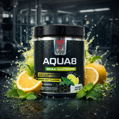 Aqua8 BCAA + Glutamine - Lemon Mint