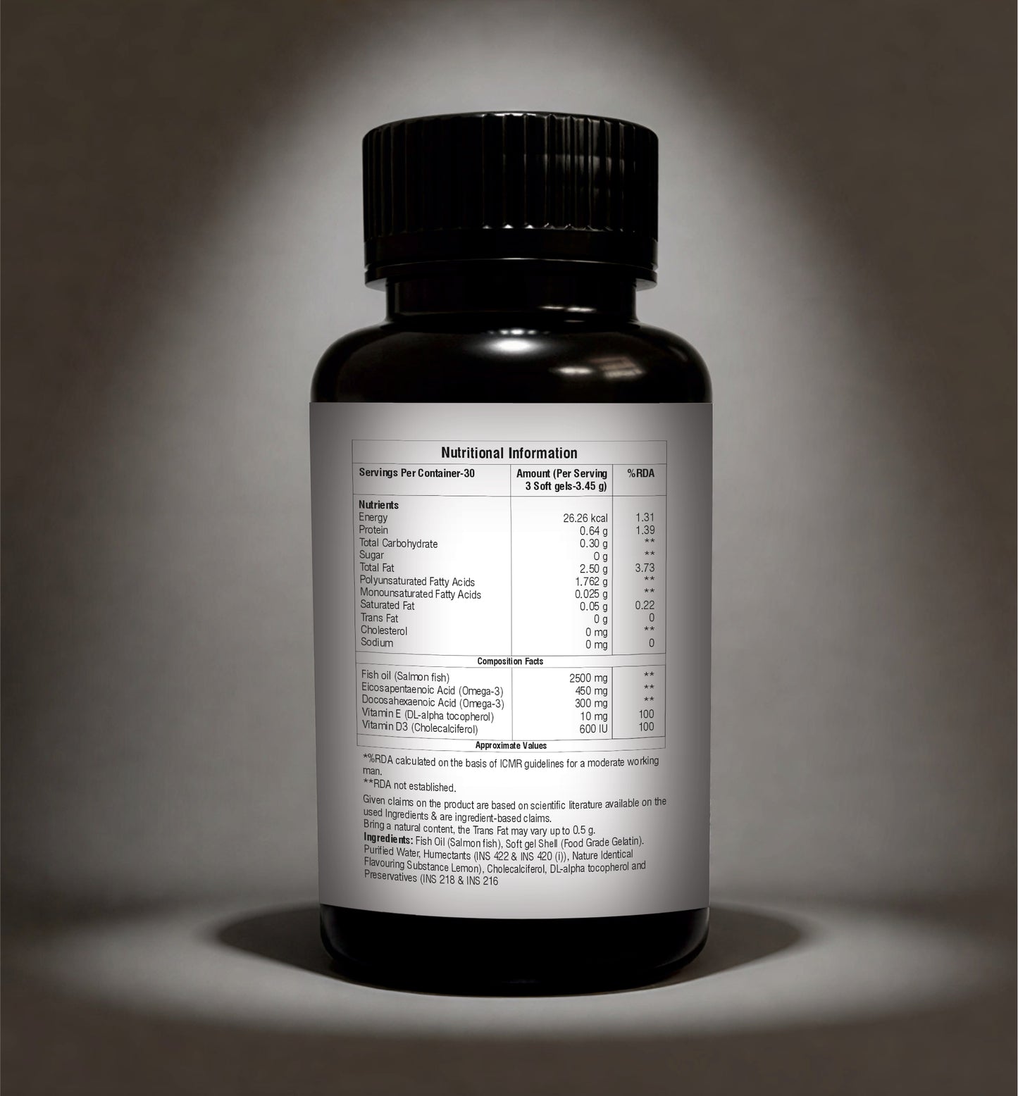 Omega-3 Fish Oil Extra Strength - softgel