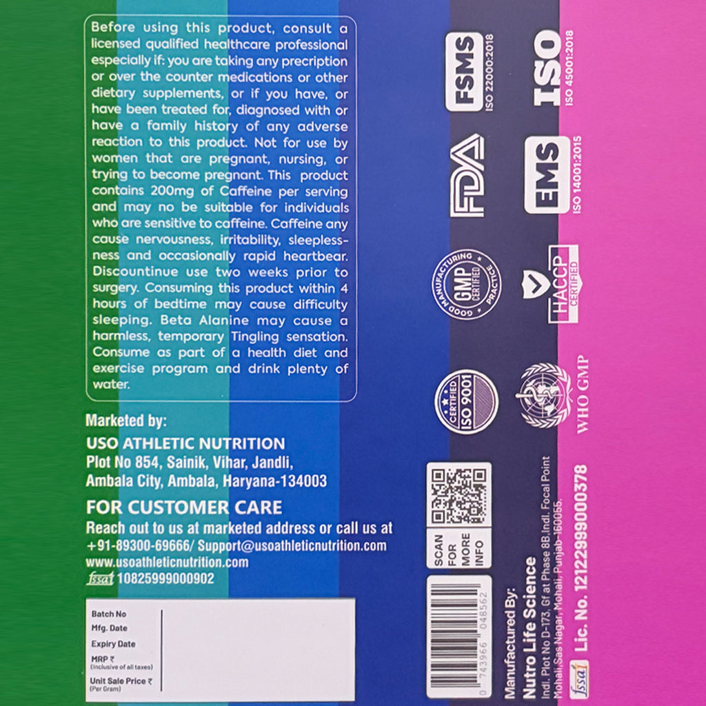 X-Disorder Pre-Workout Sachet Combo Box