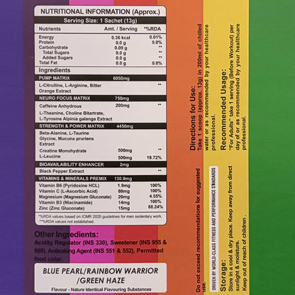 X-Disorder Pre-Workout Sachet Combo Box